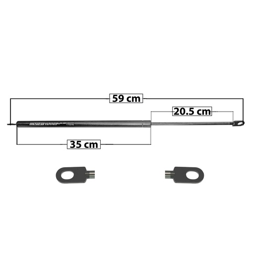 [004-0917-00] AMORTIGUADOR 5TA PUERTA DG RAM CHARGER 81-93  59 35 20.5 ENTRADA TIPO 2 ENTRADA 2 TIPO 2 635 142.75 64.75 695 156.24 70.87 SPART 6277    