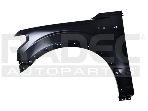 [202-1215-05] SALPICADERA FD F-150 15-20 C/HOYO P/MOLDURA LAMINA IZQ