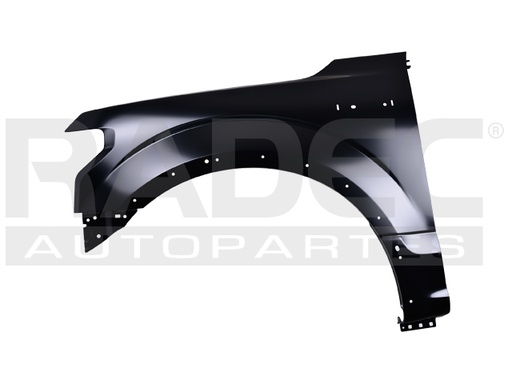 [202-1215-09] SALPICADERA FD F-150 15-20 C/HOYO P/MOLDURA ALUMINIO IZQ