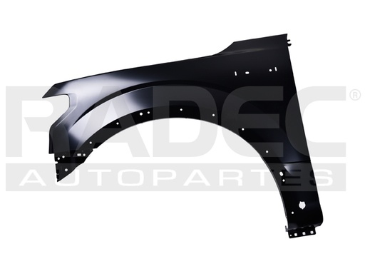 [202-1215-11] SALPICADERA FD F-150 15-20 C/HOYO P/MOLDURA C/HOYO P/SENSOR ALUMINIO IZQ