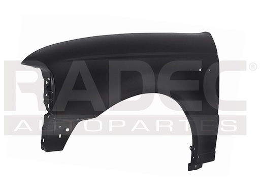 [202-1230-07] SALPICADERA FD RANGER 98-04 S/HOYO P/MOLDURA IZQ