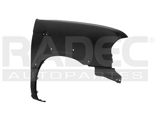 [202-2307-00] SALPICADERA NS FRONTIER 01-15 C/HOYO P/MOLDURA (ESTACAS) XE L4 4 CILINDROS 2.4L 2/4 PUERTAS DER