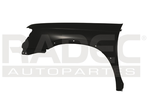 [202-2307-03] SALPICADERA NS FRONTIER 98-00 C/HOYO P/MOLDURA SE/XE L4/V6 4/6 CILINDROS 2.4/3.3L 2/4 PUERTAS IZQ