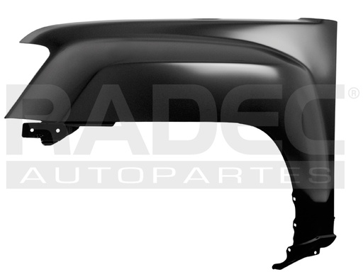 [202-2323-03] SALPICADERA NS X-TERRA 05-12 S SPORT/X SPORT/SE SPORT/PRO-4X/OFF-ROAD L4/V6 4/6 CILINDROS 2.5/4.0L 5 PUERTAS IZQ