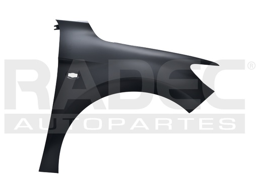 [202-2416-00] SALPICADERA PG 301 13-23 C/HOYO P/CUARTO ALLURE/ACTIVE L4 4 CILINDROS 1.6L DER