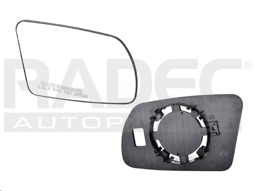 [001-2302-00] LUNA ESPEJO NS ALTIMA 07-12 S/DESEMPANANTE BASE/S/SE/SL/SR/HYBRID L4/V6 4/6 CILINDROS 2.5/3.5L 2/4 PUERTAS DER