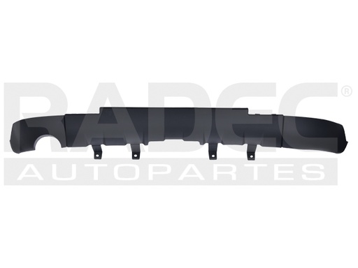[203-0622-12] FASCIA TRASERA CV EQUINOX 07-09 INFERIOR CORRUGADA LS/LT/LTZ V6 6 CILINDROS 3.4L 5 PUERTAS