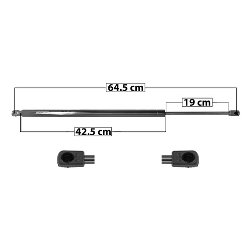 [004-1307-00] AMORTIGUADOR 5TA PUERTA HD PILOT 03-08  JP COMMANDER 06-10  64.5 42.5 19 ENTRADA TIPO 9 ENTRADA 2 TIPO 9 620 139.38 63.22 680 152.87 69.34 SPART 5651 Derecho/Izquierdo   