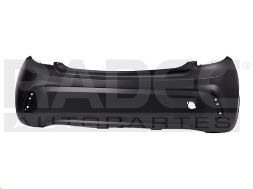 [203-0666-13] FASCIA TRASERA CV SPARK 16-21 LINEA NUEVA C/HOYO P/TIRON P/PINTAR LS/LT/LTZ/PREMIER L4 4 CILINDROS 1.4L 5 PUERTAS