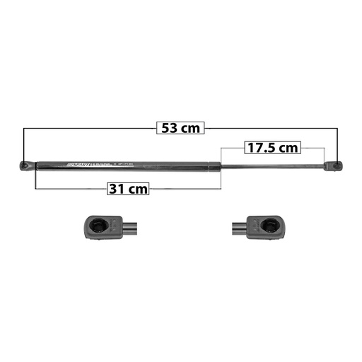 [004-1604-00] AMORTIGUADOR 5TA PUERTA JP COMPASS 07-17  PARA 5TA PUERTA S/BOCINAS 53 31 175 ENTRADA TIPO 9 ENTRADA 2 TIPO 9 555 127.77 57.96 615 138.25 62.71 SPART SP-7110 Derecho/Izquierdo   