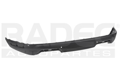 [203-1214-47] FASCIA TRASERA FD EXPLORER 18-19 INFERIOR CORRUGADA C/6 HOYOS P/SENSOR C/HOYO P/REMOLQUE C/HOYO P/MOLDURAS LATERALES