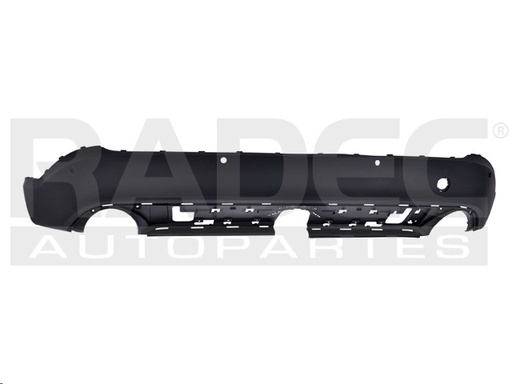 [203-1242-11] FASCIA TRASERA FD EDGE INFERIOR 15-18 CORRUGADA C/HOYO P/SENSOR C/HOYO P/TIRON C/HOYO P/GANCHO