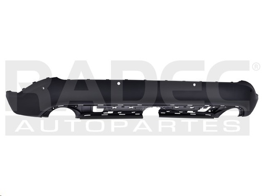 [203-1242-12] FASCIA TRASERA FD EDGE INFERIOR 15-18 CORRUGADA C/HOYO P/SENSOR S/HOYO P/TIRON C/HOYO P/GANCHO