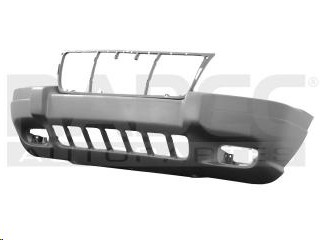 [203-1605-12] FASCIA DELANTERA JP GRAND CHEROKEE/LAREDO 99-03 CORRUGADA C/HOYO USA