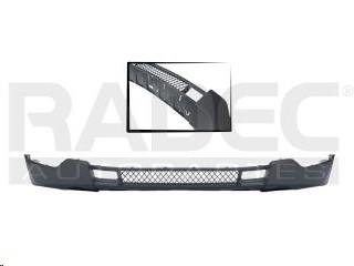 [203-1605-23] FASCIA DELANTERA JP GRAND CHEROKEE INFERIOR 11-13 C/HOYO P/MOLDURA