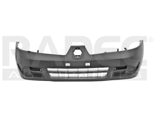 [203-2601-07] FASCIA DELANTERA RN CLIO 07-10 COMPLETA C/REJILLAS S/HOYO P/FARO P/PINTAR COMFORT/ENERGY/EXPRESSION L4 4 CILINDROS 1.6L 5 PUERTAS
