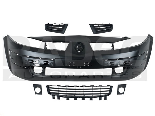 [203-2604-02] FASCIA DELANTERA RN MEGANE II 04-06 P/PINTAR S/MOLDURA S/REJILLA CENTRAL S/PARRILLA