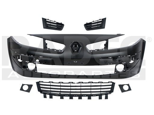 [203-2604-03] FASCIA DELANTERA RN MEGANE II 07-08 P/PINTAR C/REJILLA