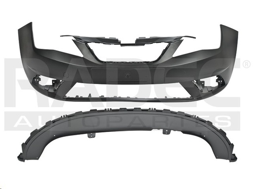 [203-2704-11] FASCIA DELANTERA ST IBIZA 13-17 C/SPOYLER P/PINTAR BLITZ/REFERENCE/STYLE L4 4CILINDROS 1.2/1.6/2.0L 3/5 PUERTAS