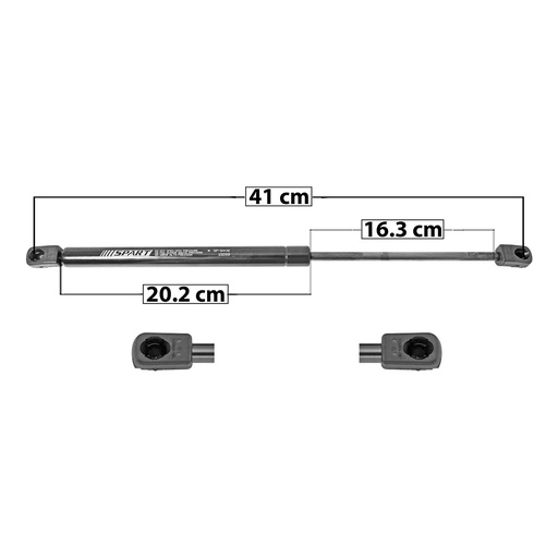 [004-2506-00] AMORTIGUADOR 5TA PUERTA CV CHEVY GUAYIN 04-08/MATIZ  PT MATIZ G2 06-15  41 20.2 16.3 ENTRADA TIPO 9.1 ENTRADA 2 TIPO 9.1 320 71.94 32.63 380 85.43 38.75 SPART SP-8406 Derecho/Izquierdo   