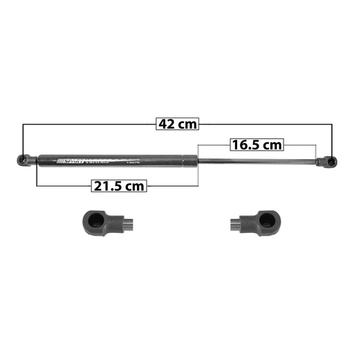 [004-2604-00] AMORTIGUADOR 5TA PUERTA RN MEGANE HATCHBACK 02-08  42 21.5 16.5 ENTRADA TIPO 1 ENTRADA 2 TIPO 1 470 105.66 47.93 530 119.14 54.04 SPART SP-8379 Derecho/Izquierdo   