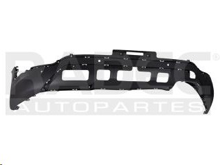 [203-3404-06] FASCIA TRASERA HY SANTA FE INFERIOR 17-18 CORRUGADA C/HOYO P/SENSOR SPORT