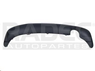 [203-3507-02] FASCIA TRASERA KI FORTE 16 INFERIOR C/HOYO P/ESCAPE CORRUGADA EX/LX/SX L4 4 CILINDROS 2.0L 4 PUERTAS
