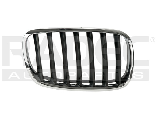 [204-0313-08] PARRILLA BW X5 07-10 CROMADA NEGRO DER