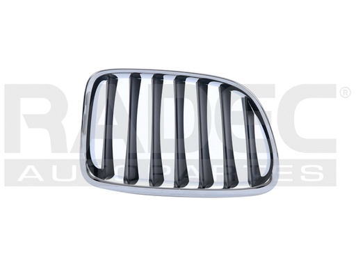 [204-0318-00] PARRILLA BW X1 13-15 NEGRA F/CROMADO DER