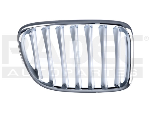 [204-0318-02] PARRILLA BW X1 13-15 PLATA F/CROMADO DER