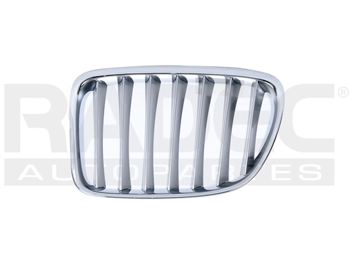 [204-0318-03] PARRILLA BW X1 13-15 PLATA F/CROMADO IZQ