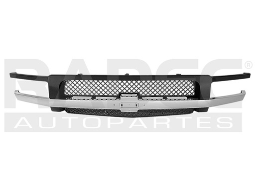 [204-0603-00] PARRILLA CV AVALANCHE 02-06 4X4/SPORT MOLD CROMADA