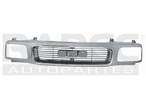 [204-0605-02] PARRILLA CV BLAZER 95-97 FILO INTERIOR CROMADA RECTA