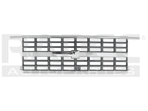 [204-0615-01] PARRILLA CV CHEYENNE/SUBURBAN 89-91 CROMADA