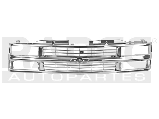 [204-0615-07] PARRILLA CV CHEYENNE/SUBURBAN 94-95 CROMADA