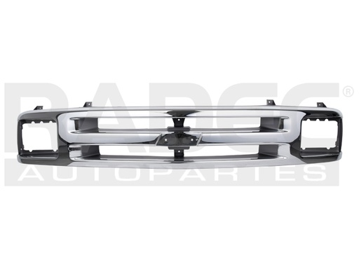 [204-0635-04] PARRILLA CV S-10 95-97 CROMADA