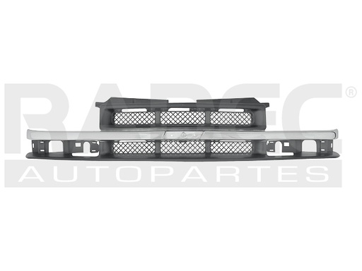 [204-0635-11] PARRILLA CV S-10 98-03 CROMADA