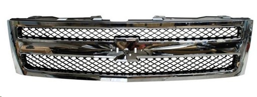 [204-0639-05] PARRILLA CV CHEYENNE/SILVERADO 07-13 CROMADA/NEGRA D/ROMBOS