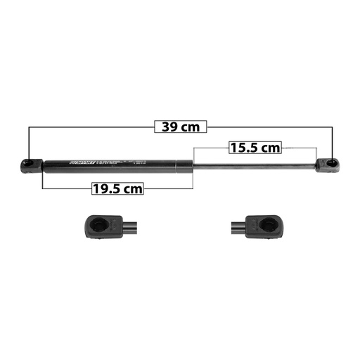 [004-3109-01] AMORTIGUADOR COFRE VW EUROVAN 02-07  39 19.5 15.5 ENTRADA TIPO 9 ENTRADA 2 TIPO 9 390 87.68 39.77 330 74.19 33.65 SPART 8503    
