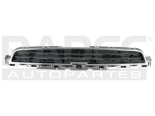 [204-0679-02] PARRILLA FASCIA DELANTERA CV TRAX SUPERIOR 13-16 NEGRO C/FILO CROMO ORIGINAL