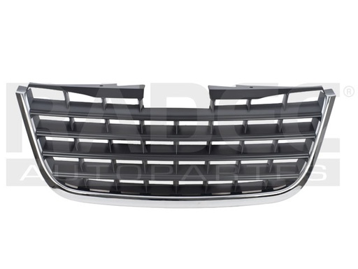 [204-0716-00] PARRILLA CR TOWN COUNTRY 08-10 NEGRO C/MOLDURA CROMADA