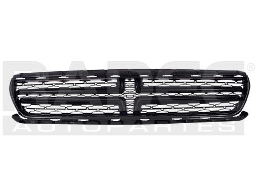[204-0906-06] PARRILLA DG CHARGER 15-22 NEGRA BRILLANTE SE/RT/SXT