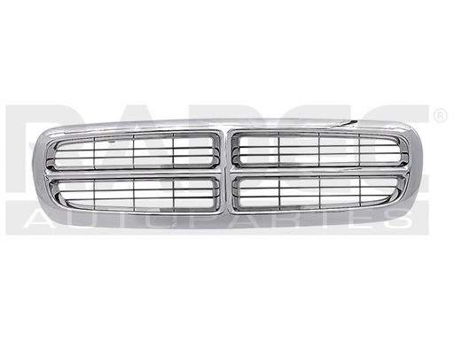 [204-0907-02] PARRILLA DG DAKOTA 97-04/DURANGO 97-03 CROMADA