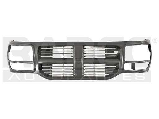 [204-0914-00] PARRILLA DG NITRO 07-11 PINTADA C/LINEA CROMADA