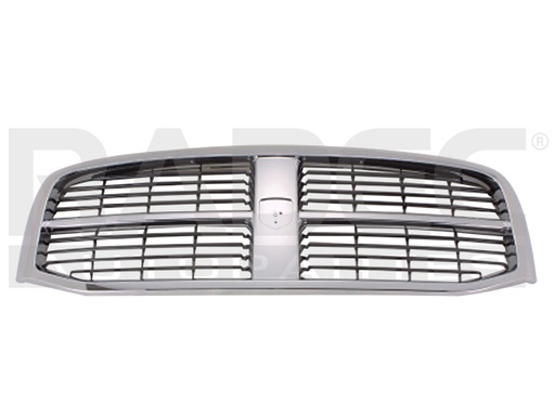 [204-0916-17] PARRILLA DG RAM 06-08 CROMADA NEGRO