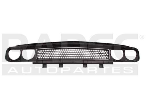 [204-0925-00] PARRILLA DG CHALLENGER 08-14 NEGRA MATE