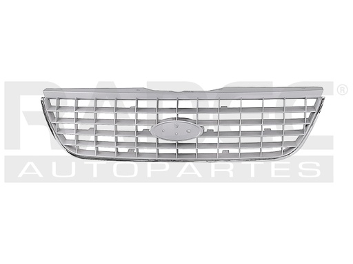 [204-1214-00] PARRILLA FD EXPLORER 02-05 PLATEADA F/CROMADA