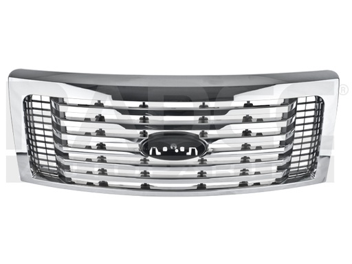 [204-1215-07] PARRILLA FD F-150 09-11 CROMADA XLT