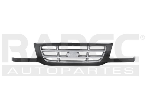 [204-1230-09] PARRILLA FD RANGER 01 CENTRO CROMADA D/CUADRO