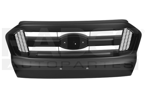 [204-1230-30] PARRILLA FD RANGER 17-19 NEGRA MATE 4X2/4X4/XL L4 4 CILINDROS 2.2/2.5L 4 PUERTAS